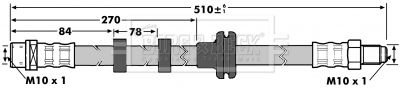 BORG & BECK Pidurivoolik BBH7075